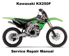 KAWASAKI KX250F Workshop Service Repair Manual Owner Maintnance PDF file KXF 250
