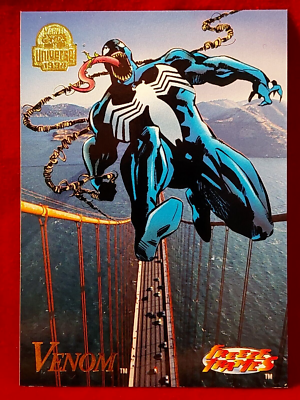 VENOM 1994 Fleer Marvel Universe Freeze Frames subset Card #2 Art