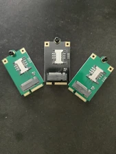 M.2 Key B to Mini PCIe Adapter Card w/ SIM Slot – LTE/4G/5G Modem Module Board