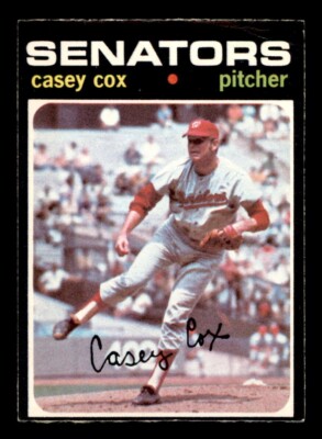 1971 OPC O-Pee-Chee Baseball #82 Casey Cox VG *e1