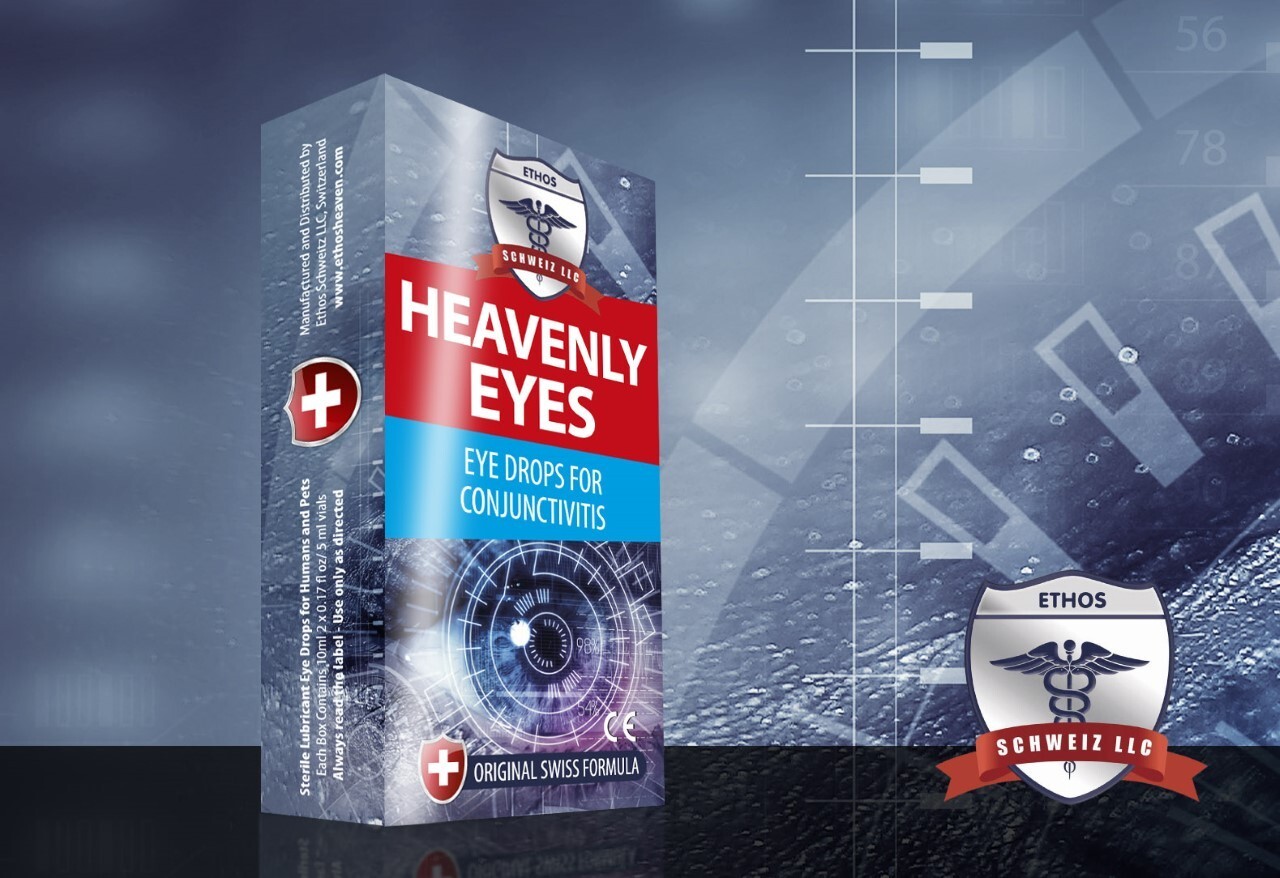 Ethos Heavenly Eye Drops for Conjunctivitis Eye Infection Soothing Relief 10ml