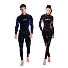 3MM Unisex Wetsuit Diving Suit Back Zipper Suit for Diving Snorkeling Surfing