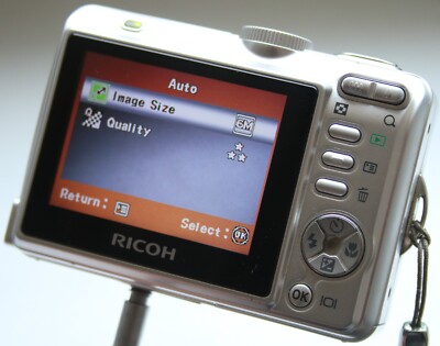 Ricoh Caplio RR660 6MP 3xZoom Digital Camera Silver | eBay