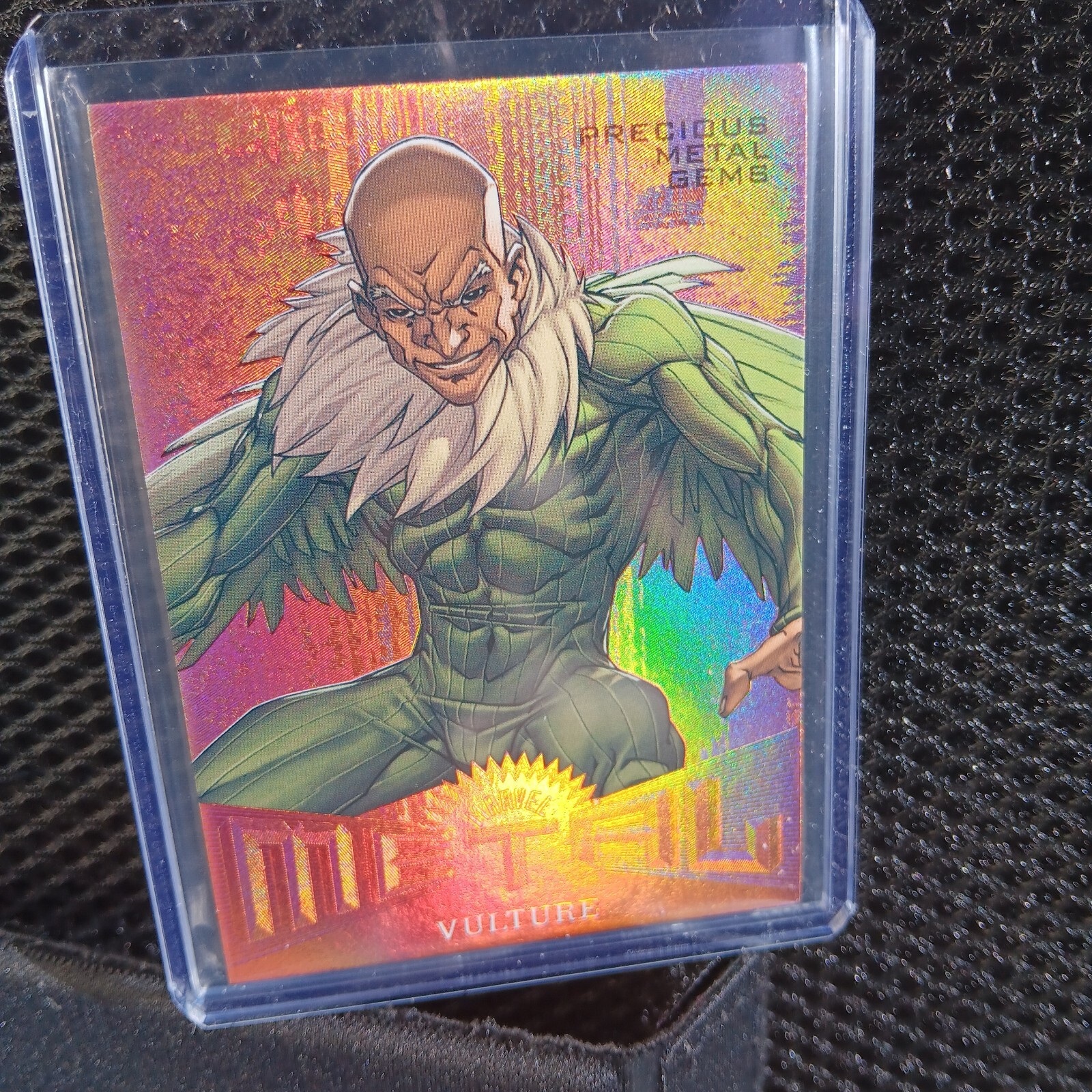 🔥2017 Marvel Fleer Ultra Spider Man BRONZE PMG VULTURE 72/199 MM42