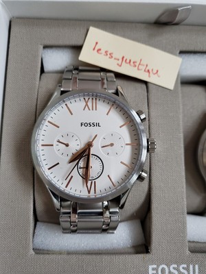 Fossil His and Her Fenmore Multifunction Stainless Steel Watch 