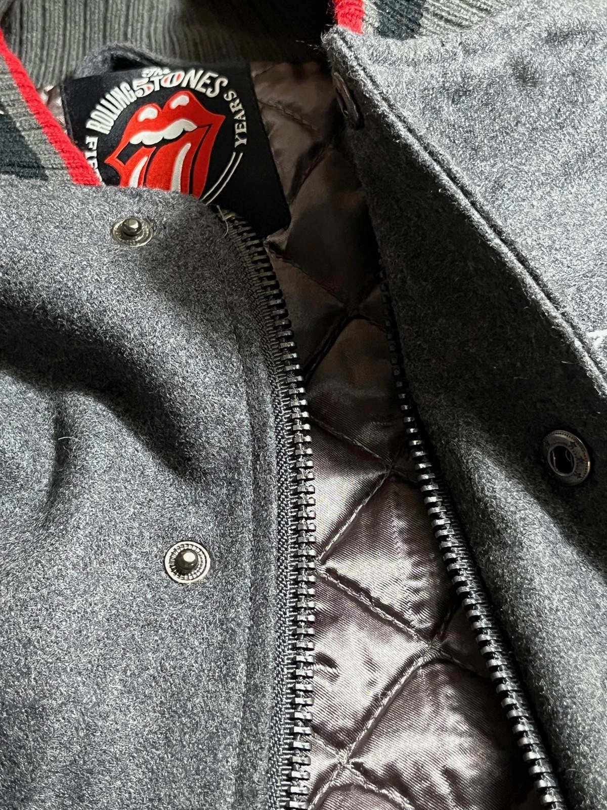 Rolling Stones Tour Merch - Tongue Varsity Jacket