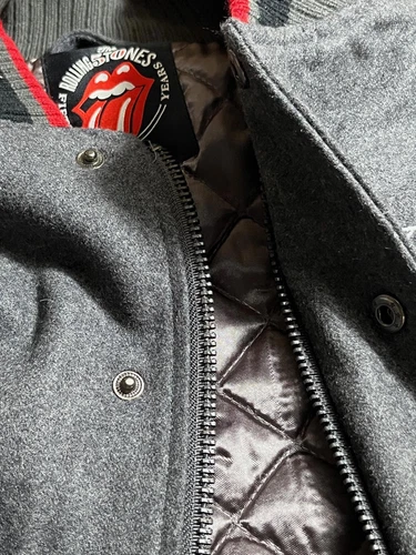 Rolling Stones Tour Merch - Tongue Varsity Jacket