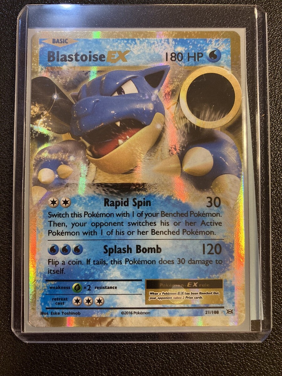 Blastoise EX 21/108 XY Evolutions - Holo Pokemon Card - MINT Condition  UNPLAYED | eBay