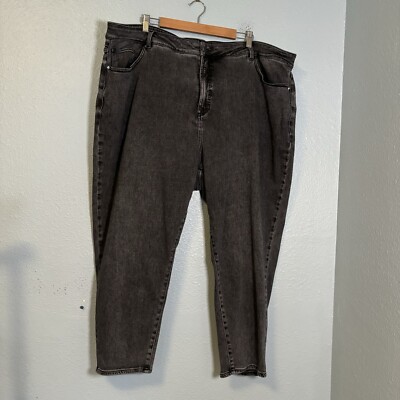 Universal Standard Joni High Rise Curve Skinny Leg Jeans Soft Black Size 5X/30