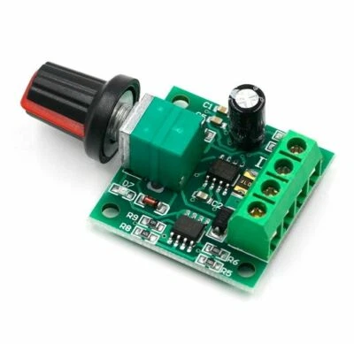 PURETEK Low Voltage DC PWM Motor Speed Controller Module 1.8V 3V-5V-6V 12V 2A 1803BK
