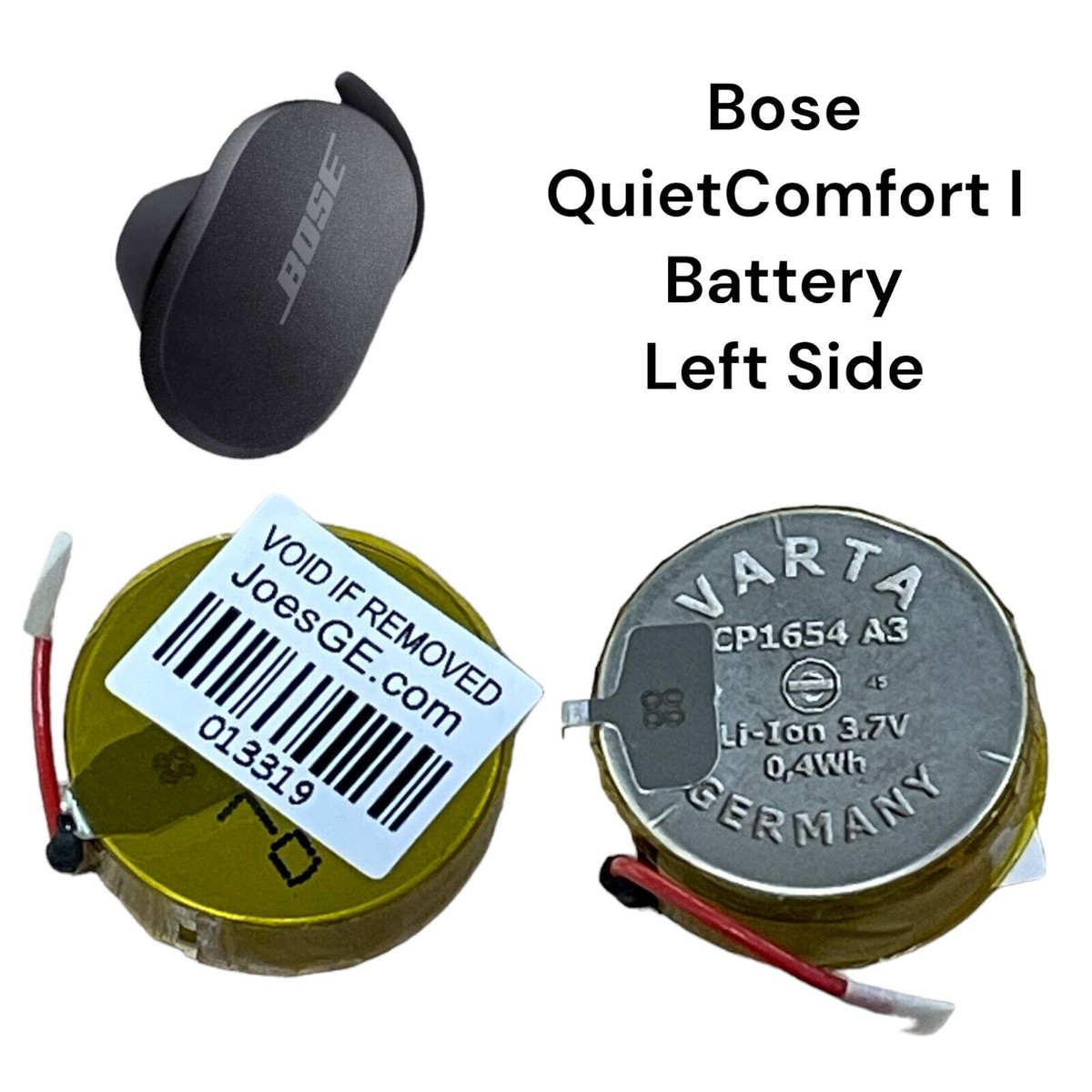 Genuine Bose QuietComfort 2020 Earbuds Battery Replacement | Varta