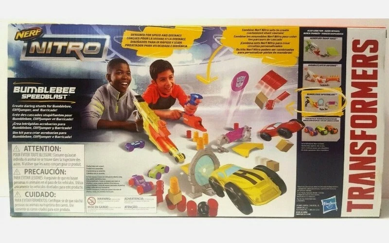 NERF NITRO BUMBLEBEE SPEEDBLAST TRANSFORMERS NEW AGE 5