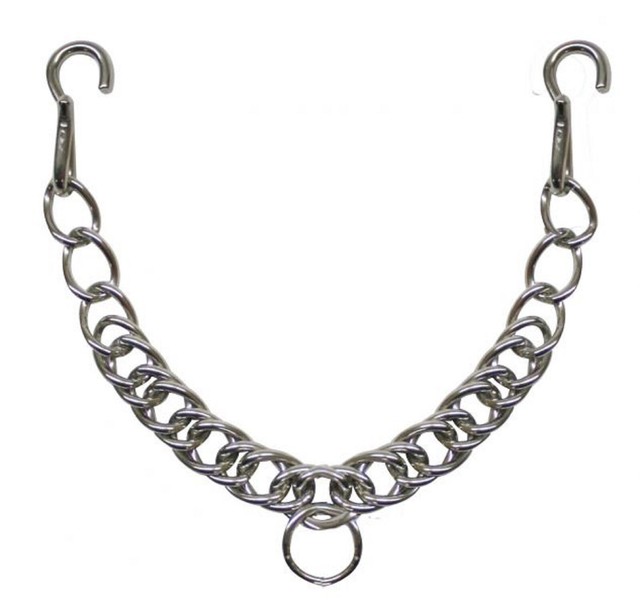 1pc stainless steel double link curb chain for horse bits pet S*ha eBay