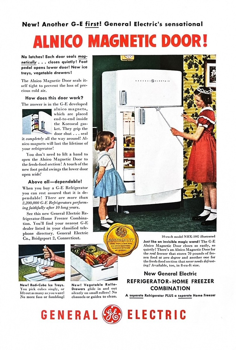 general electric 1950 冷蔵庫 冷蔵庫・冷凍庫 1941's Vintage GE