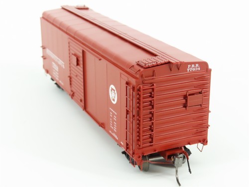 HO Scale Rapido 123001-6 PRR Pennsylvania Keystone Single Door Box Car #77634 - Picture 7 of 12