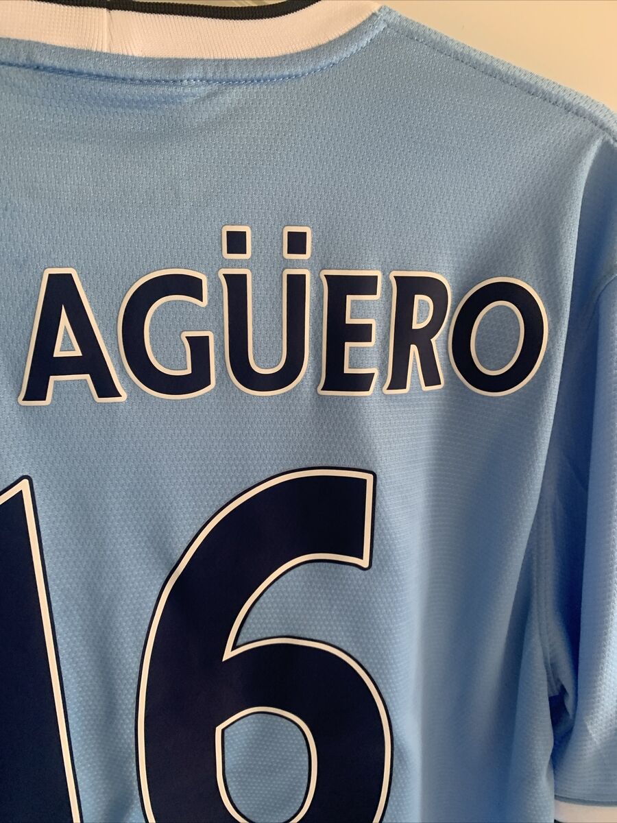 Nike Manchester City 2013 2014 Kun Aguero #16 Jersey 574863 Nike Manchester City 2013 2014 Kun Aguero #16 Jersey 574863