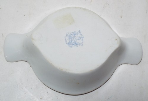 Old Antique ROYAL BAYREUTH HERD OF SHEEP Porcelain ASHTRAY Blue Hallmark - Picture 7 of 8