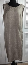 Leslie Fay Womans Size 16 Sleeveless Business Dress Bust 21 1/2β Made In USA