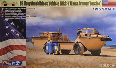 35GM0039 Gecko Models USN Amph. Vehicle LARC-V (Extra Armour Version) 1:35