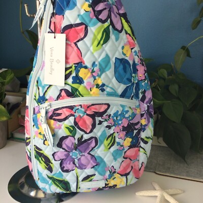Vera Bradley Essential Sling Backpack Marian Floral | eBay display picture 2