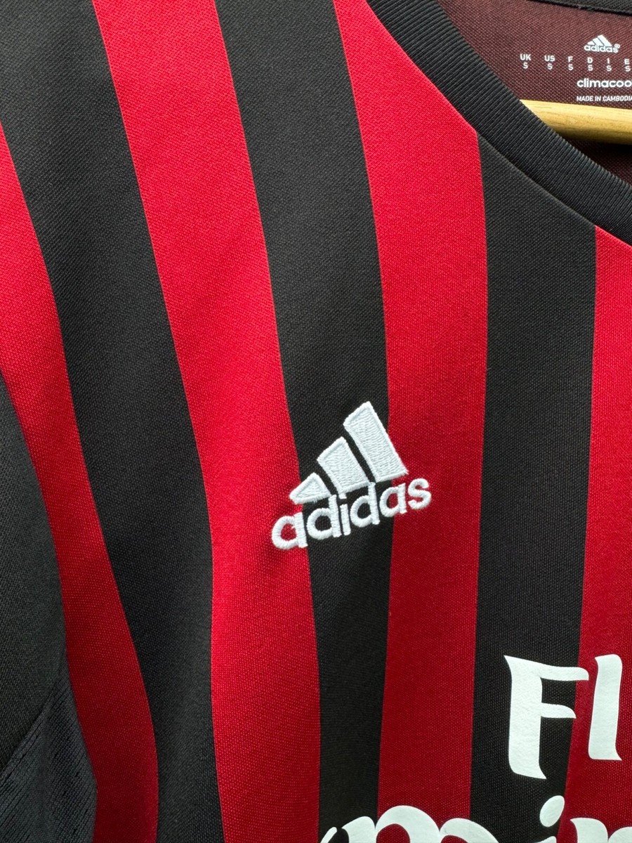 AC MILAN 2016/2017 HOME JERSEY FOOTBALL SOCCER SHIRT by ADIDAS