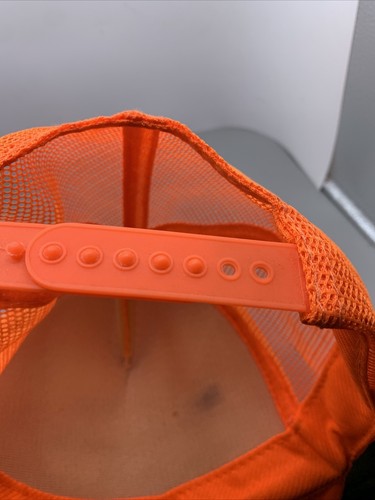 Berkley Muskies Inc - 1992 Int’l Tournament- Trucker Hat SnapBack Blaze Orange - Picture 9 of 9