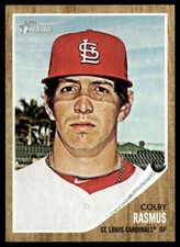 Colby Rasmus 2011 Topps Heritage #412 St. Louis Cardinals BASEBALL