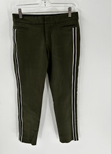 Women's Banana Republic Sloan Olive Green Cropped Pants Size 2