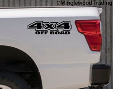 Pair 4x4 Off Road Vinyl Decals V4 4 By 4 Truck 4 X 4 4wd Die Cut Stickers