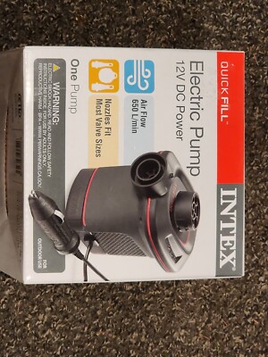 Intex Quick Fill DC 12V Electric Pump 23.0CFM 12V DC Power One Pump ''NEW''