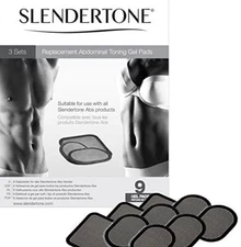 SLENDERTONE Replacement Abdominal Toning Gel Pads (3 SETS) - NEW
