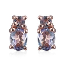 TANZANITE STERLING EARRINGS #tanzaniteearrings #sterlingearrings #tanzanite #925