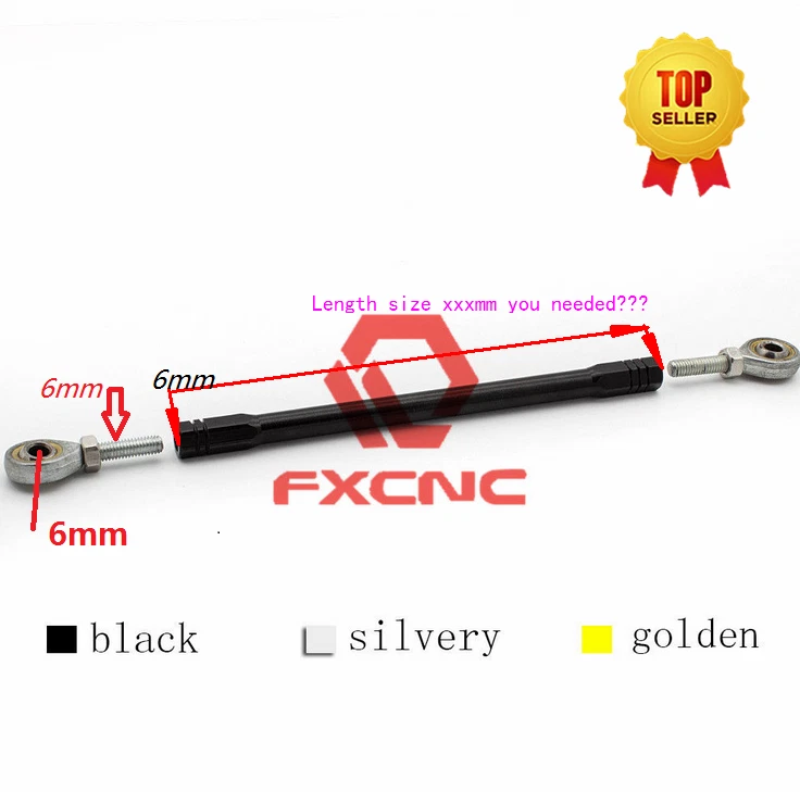 Juego trasero 210MM palanca de cambios acoplamiento de varilla para GSXR600 750 1000 1300 CBR CB Foto 4 de 4