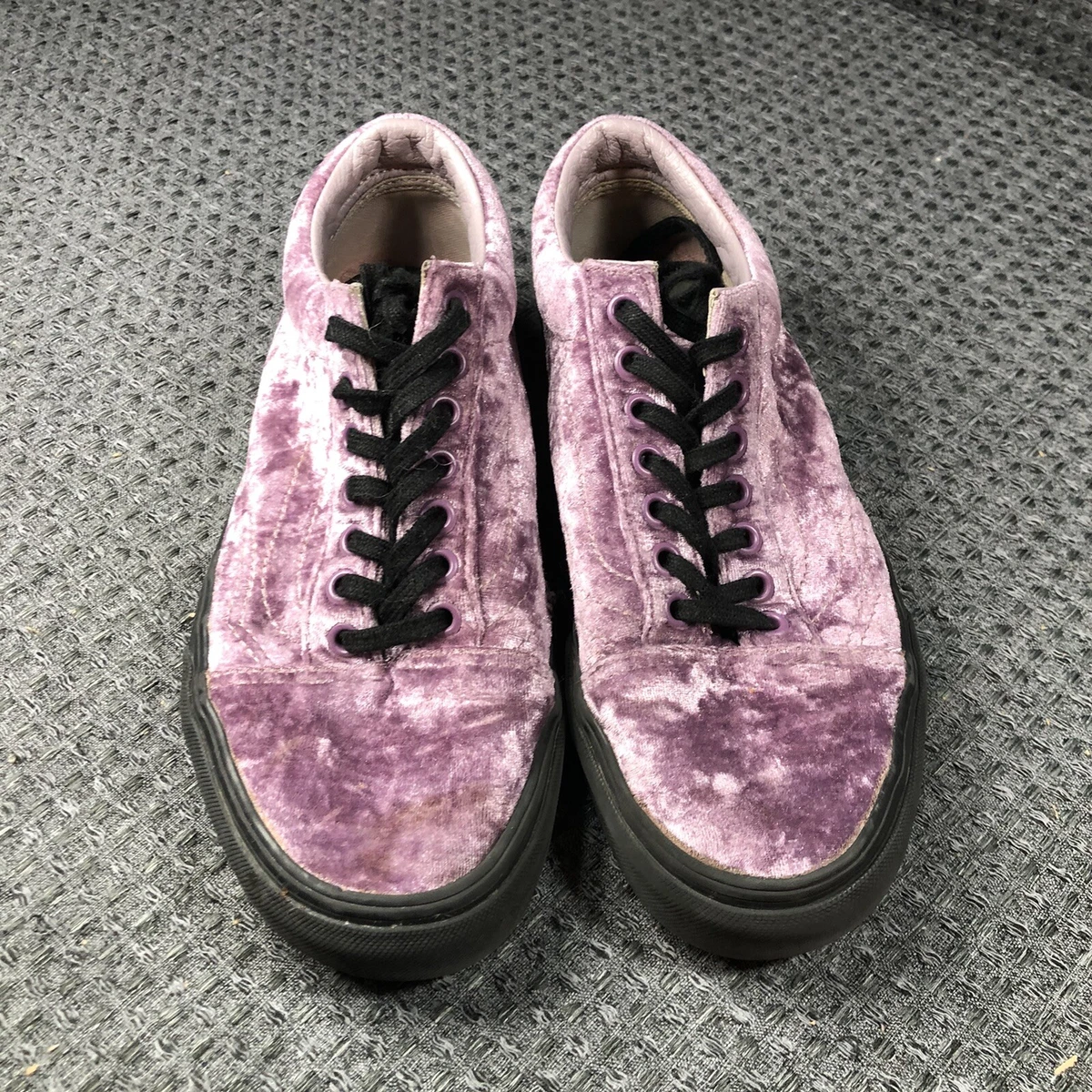 Velvet outlet purple vans