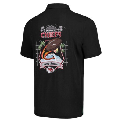 売れ筋商品|||トッミーバハマ シャツ トップス レディース Men's Black Kansas City Chiefs Tidal Kickoff Camp Button-Up Shirt Black s-l400.jpg