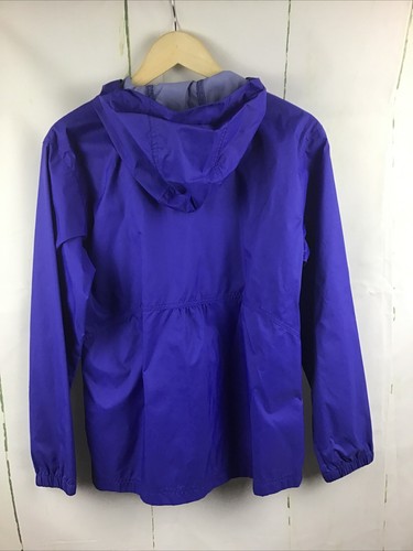 Columbia Giacca Unisex Blu Nylon con Cappuccio Antipioggia/Vento Gioventù XL (18/20) - Foto 9 di 16