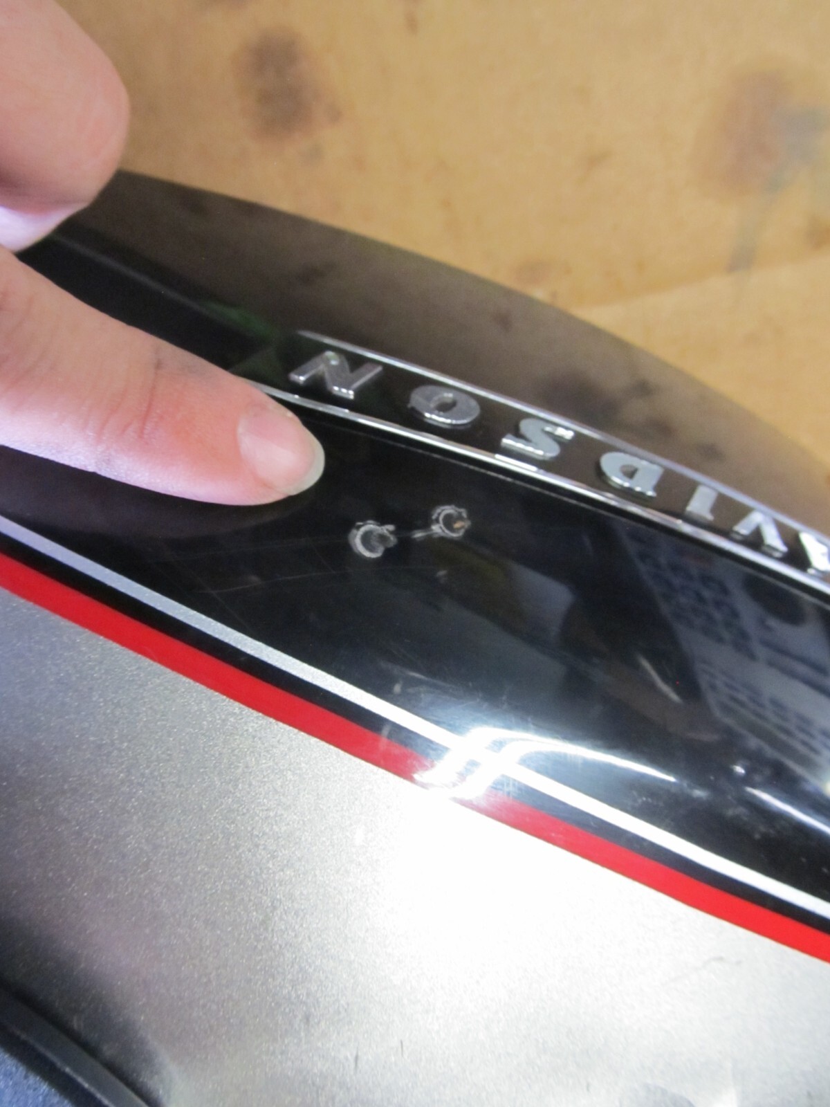 09 Harley Davidson VRS 1250 VROD Gas Tank Cover Man Cave Art W/ DS18