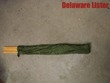 **Military Set of 4 Wood Poles Dowels Mosquito Bug Insect Net Netting Cot w/Bag