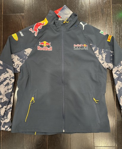 Puma Red Bull Jacket Women X Large Full Zip Pockets Formula One Racing Team - Picture 2 of 19