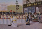 Cat Art Postcard Louis Prang Cats Soldiers Parade Angora Cafe DeRibas New Unused — photo 3