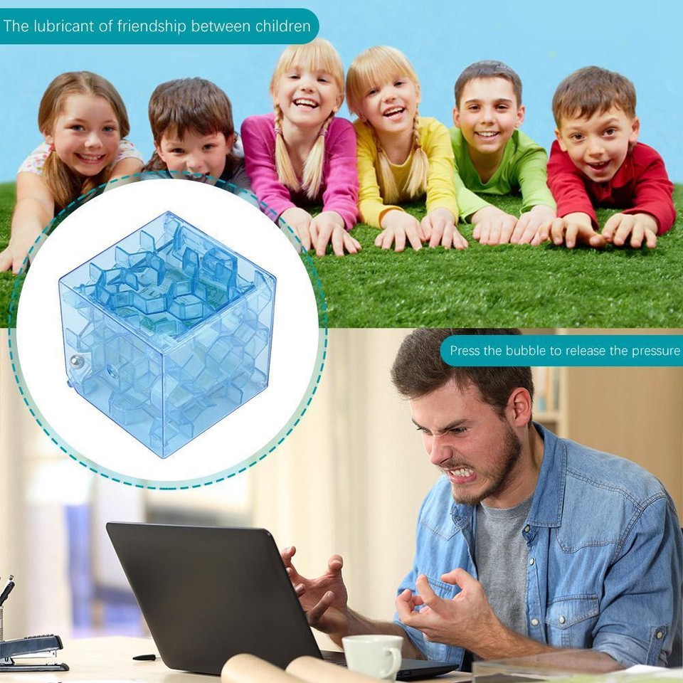 Fun Cash Cube Money Maze Bank Money Holder Puzzle for Kids & Adults