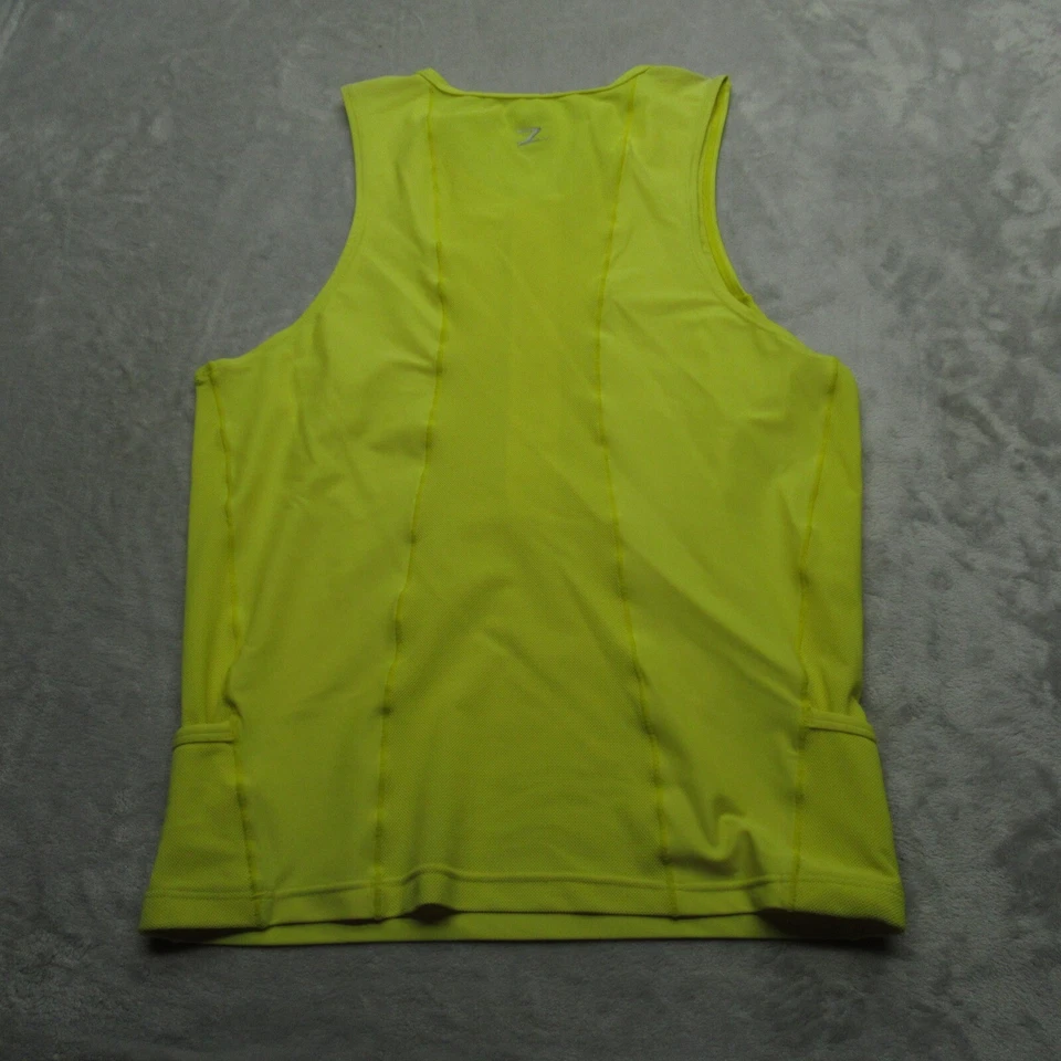 Camiseta deportiva de ciclismo Zoot para mujer XL amarilla sin mangas 1/2 cremallera hecha en EE. UU. Foto 2 de 4