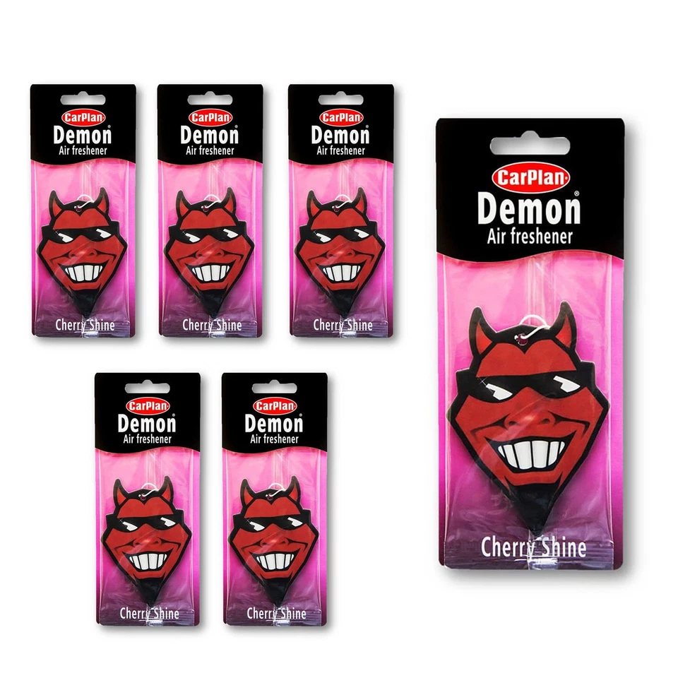 CarPlan Demon DAC001 Single Carded Air Freshener Cherry x 6
