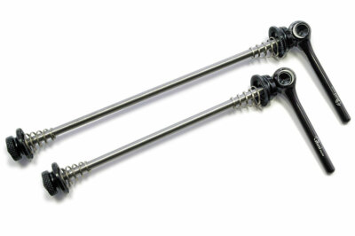 OMNI Racer WORLDS LIGHTEST Race-Lite Titanium Alloy Road MTB Skewers BLACK 46g