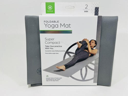 Gaiam Black Yoga Mat