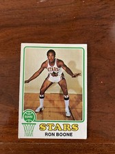 #217 Ron Boone Utah stars 1973-74 Topps Cb22 17 Ron Boone Utah Stars Vg+ B226