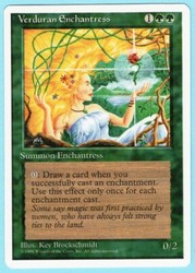 Verduran Enchantress - Fourth Edition
