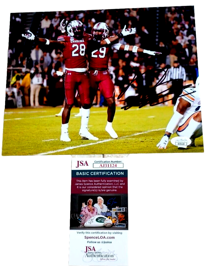 DARIUS RUSH Gamecocks SIGNED 8X10 Photo JSA COA SOUTH CAROLINA 