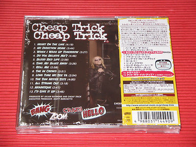 4BT CHEAP TRICK Bang Zoom Crazy Hello with Bonus Track JAPAN SHM