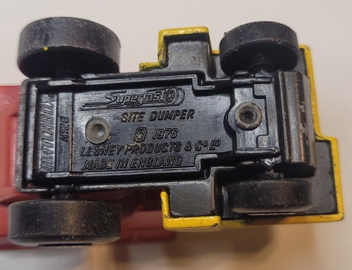 MATCHBOX by Lesney VINTAGE 1976 Superfast MB 26 Site Dumper - Picture 5 of 5